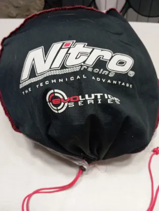 Casco Nitro Racing Junior Blanco Rosa