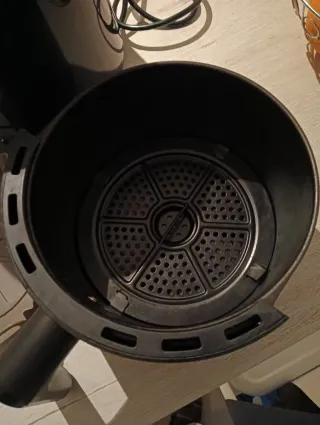 Freidora de aire negra