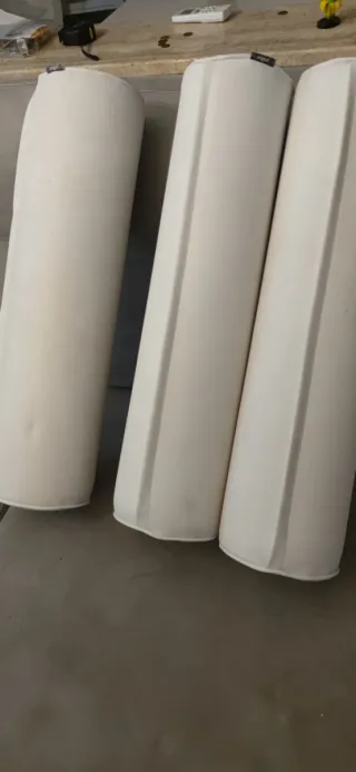 Cojín Cilindro Polipiel 80x20cm