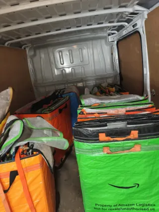 Sacas de Amazon para reparto