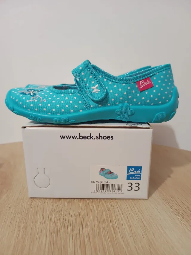 Zapatillas casa Beck 'Magic' turquesa Numéro :33