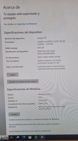 PC Talius Pentium Intel i3