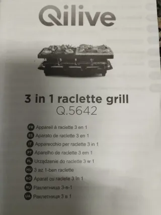 Raclette Grill Q.5642 - Plancha Cocina