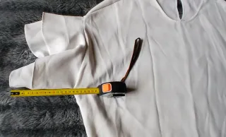 Blusa Zara Woman Blanca Talla XXL