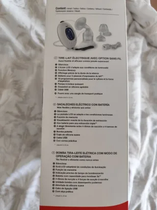 Sacaleches eléctrico marca Nuk