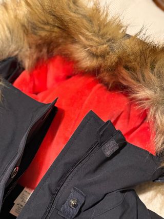 Parka niña Quechua NH900 azul T.10-11