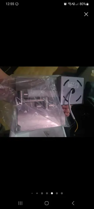 Espejo Maquillaje LED x3 Plata