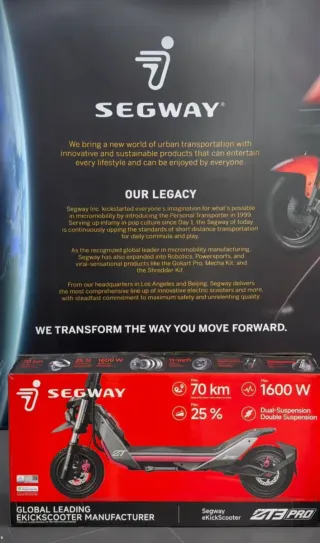 Patinete Eléctrico Segway Ninebot ZT3