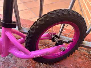 Bici sin pedales Rebel Kidz Air 12.5 rosa