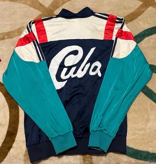 Chaqueta Adidas Retro Azul y Roja