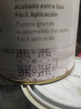 4 latas Esmalte Acrílico Blanco Azulejos