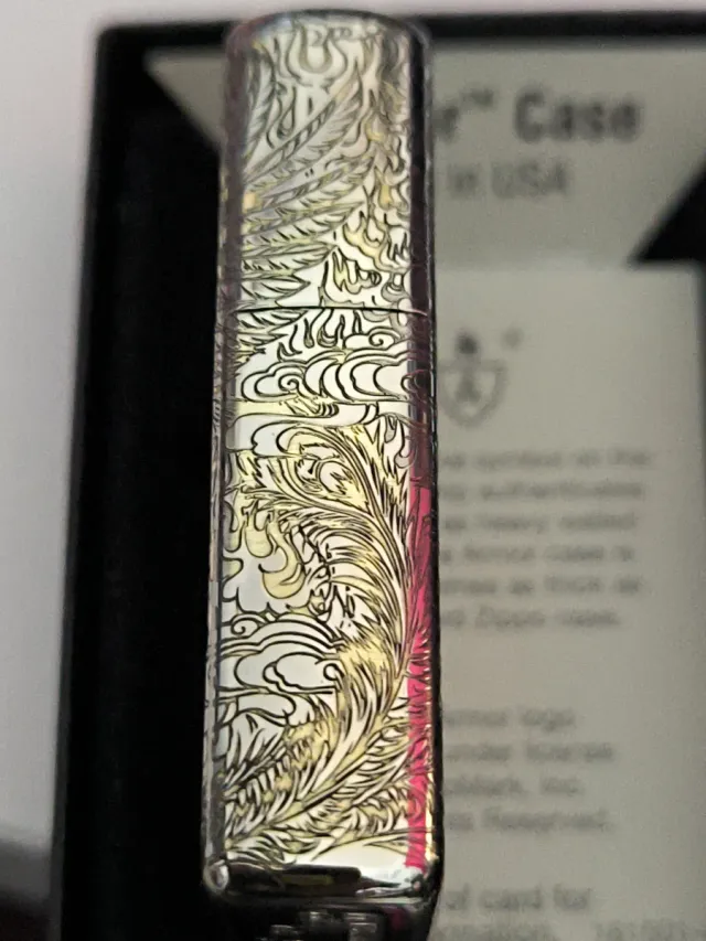 Zippo Armor grabado láser USA EL FENIX