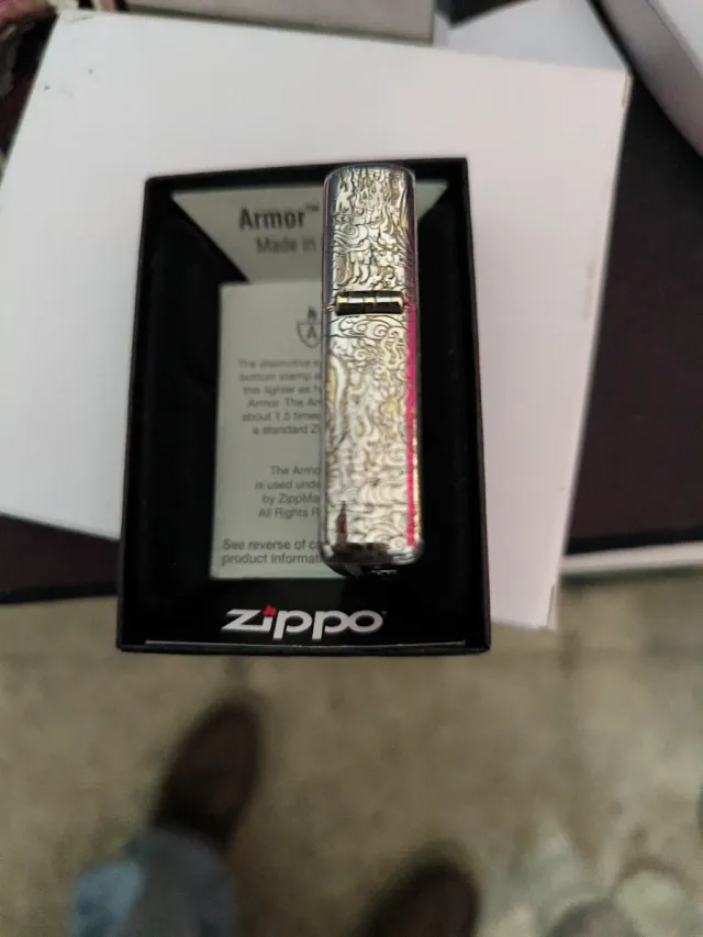 Zippo Armor grabado láser USA EL FENIX