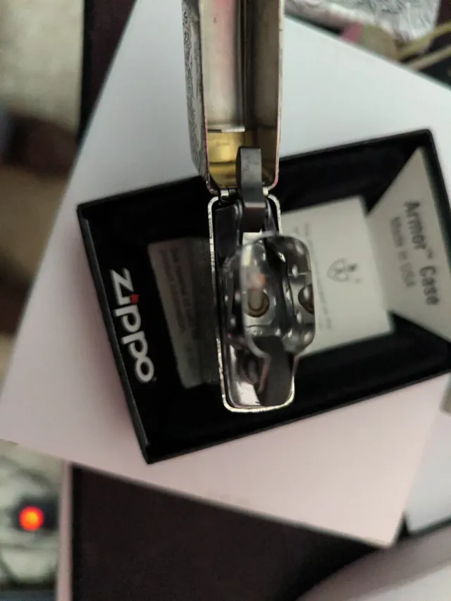 Zippo Armor grabado láser USA EL FENIX