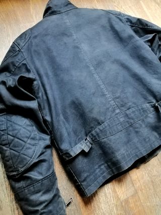 Chaqueta estilo moto clásica Helstons Canvas XL