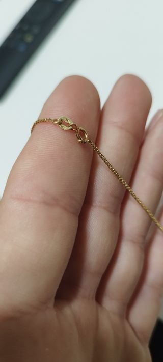 CADENA BARBADA ORO 18K