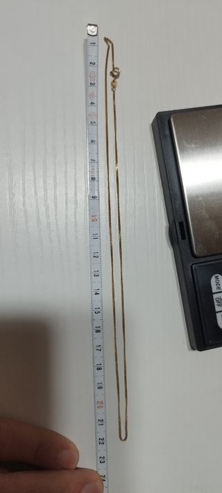 CADENA BARBADA ORO 18K