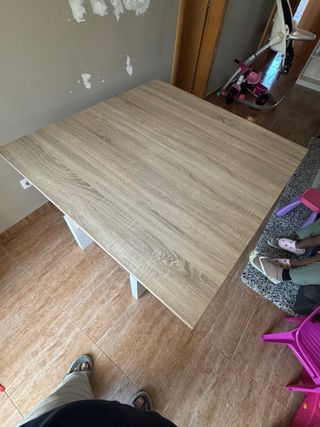 Mesa de salón convertible en comedor