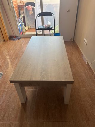 Mesa de salón convertible en comedor