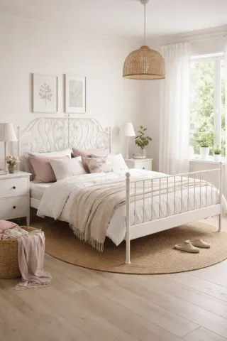 Cama Ikea Leirvrik doble cama 140cm