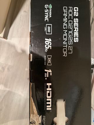 Monitor AOC Q27G2S QHD 165Hz IPS G-Sync (2k)