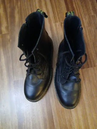 Botas piel negras talla 38