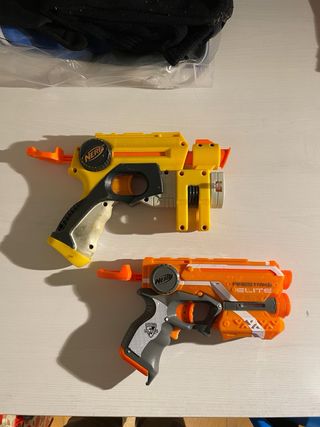 Lote 2 Pistolas Nerf + Dardos