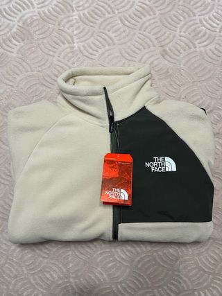 Casaco The North Face Tamanho M Bege/Verde Oliva