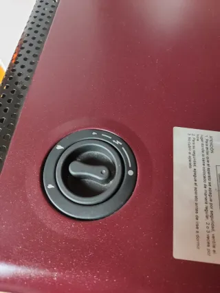 Estufa de gas Orbegozo negra