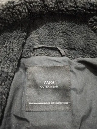 Chaqueta Zara Negra Talla M