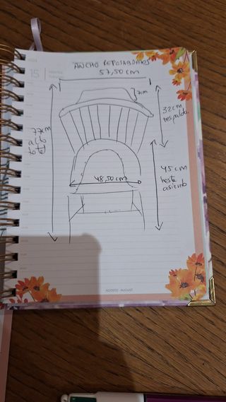 Sillas de madera maciza con asiento skay