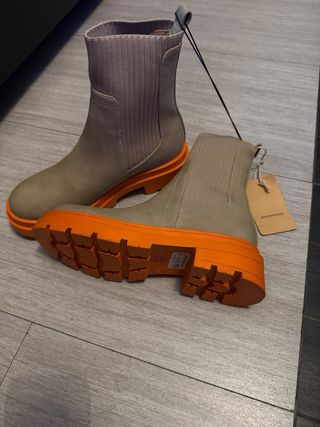 Stivali Promod beige/arancio taglia 37