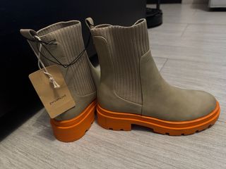 Stivali Promod beige/arancio taglia 37