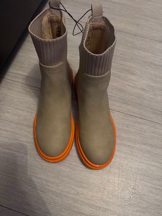 Stivali Promod beige/arancio taglia 37