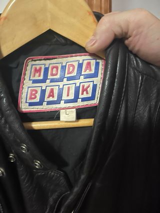 Chaqueta de cuero para moto Moda Baík