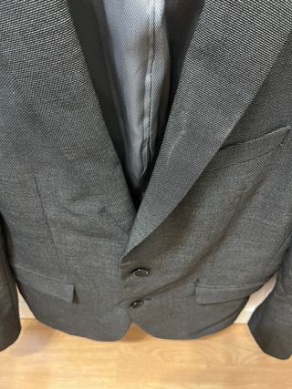 Americana Zara Gris Oscuro Talla M