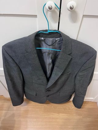 Americana Zara Gris Oscuro Talla M