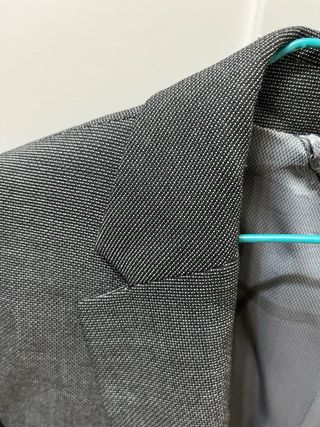 Americana Zara Gris Oscuro Talla M