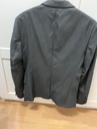 Americana Zara Gris Oscuro Talla M