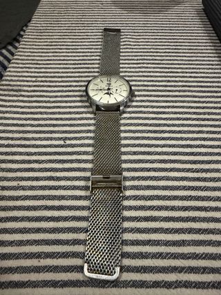 Reloj Marea Mujer Plata y Blanco