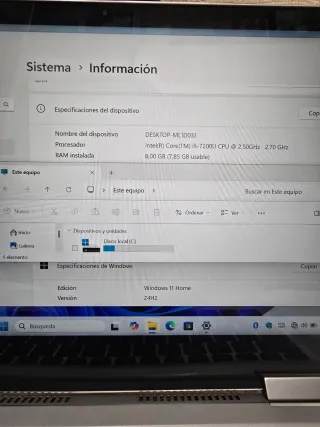 Portátil Táctil Lenovo Yoga 14 Plata