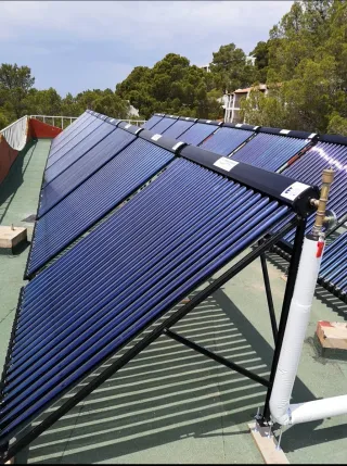 Placas Termo-solares de Tubos de Vacío en Ibiza