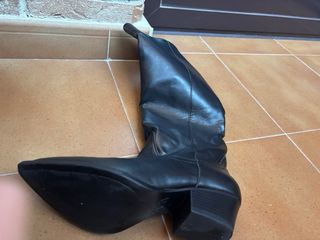 Botas altas Zara negras