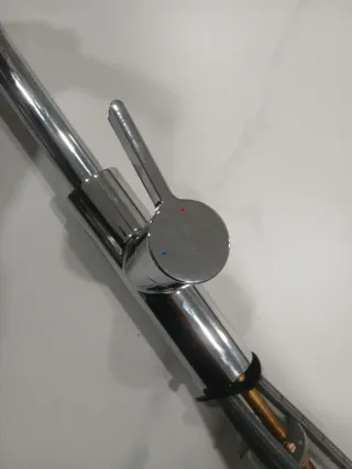 Grifo de fregadero alto acero inoxidable