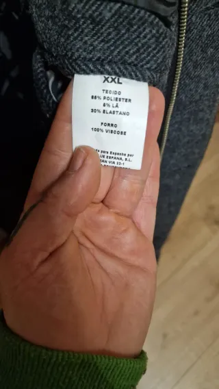 Parka Under Blue gris M