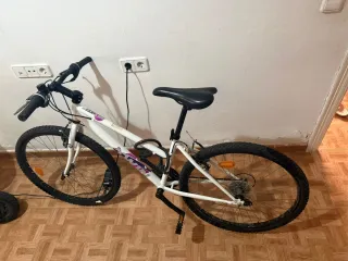 Bicicleta Montaña 21 Pulgadas Blanca