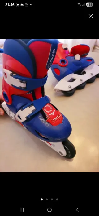 Patines con ruedines