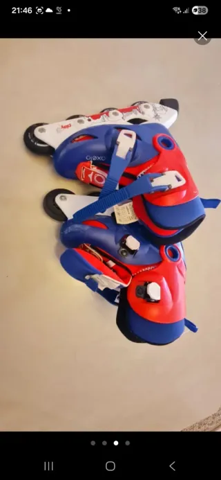 Patines con ruedines