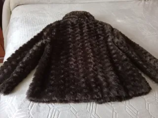 Chaqueta Piel Sintética Mujer Talla M