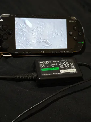 PSP 1004 Negra + Cargador Sony PSP-104